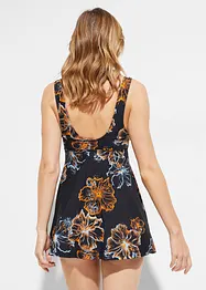 Robe de bain sculptante, maintien modéré, col V, bonprix