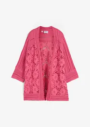 Strickjacke mit Spitze, bonprix