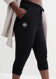 Pantalon sarouel décontracté avec ourlet resserré, bonprix