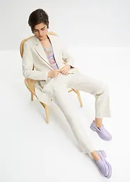 Longblazer aus Leinen-Viskose-Mix, bonprix