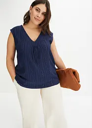 Top en broderie anglaise, bonprix