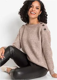 Pullover mit Knöpfen, bonprix