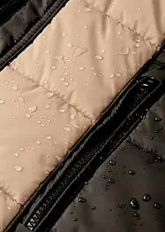 wasserabweisender Outdoor-Kurzmantel mit Fellimitat, bonprix