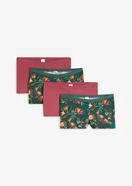 Lot de 4 boxers femme coton, bpc bonprix collection