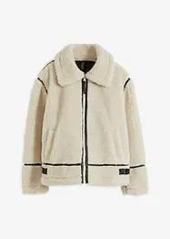 Veste aspect peau de mouton, bonprix