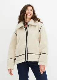 Veste aspect peau de mouton, bonprix