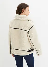 Veste aspect peau de mouton, bonprix