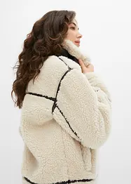 Veste aspect peau de mouton, bonprix