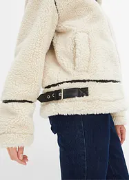 Veste aspect peau de mouton, bonprix