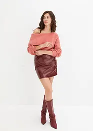 Pull à encolure Bardot asymétrique, bonprix