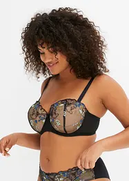 Soutien-gorge balconnet à armatures orné de broderies, BODYFLIRT