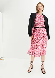 Robe midi en viscose, effet froissé, bonprix