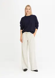 Pantalon large à pinces, bonprix