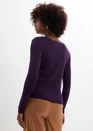 Pull avec un décolleté ondulé, bonprix