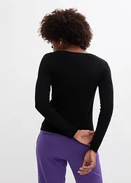 Pull avec un décolleté ondulé, bonprix