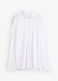 T-shirt blouse avec rivets, bonprix