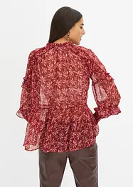 Chiffonbluse mit Rüschen, bonprix