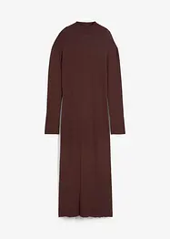 Maxi-Feinstrickkleid mit Stehkragen, langarm, bonprix