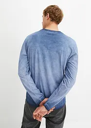 cold-dyed Langarmshirt aus reiner Bio-Baumwolle, bonprix