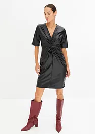 Lederimitat-Kleid, bonprix