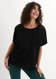 Sport-Top mit Mesh-Shirt (2-tlg. Set), bonprix