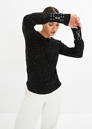 Pullover mit Eyelets, bonprix