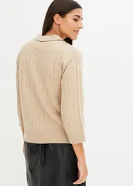 3/4-Arm Oversize-Pullover, bonprix