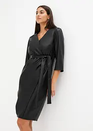 Lederimitat-Kleid, bonprix