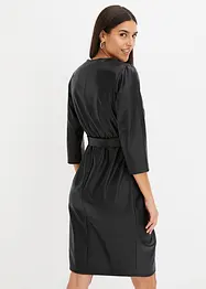 Lederimitat-Kleid, bonprix