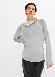 Ripp-Pullover im Used Look, bonprix