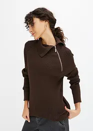 Ripp-Pullover im Used Look, bonprix