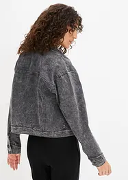 Veste en jean à rivets, bonprix