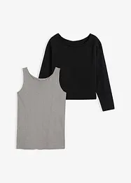 Pullover und Top (2-tlg.Set), bonprix