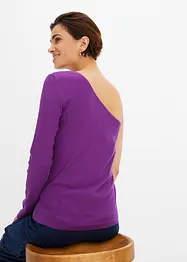 One Shoulder Rippshirt, bonprix