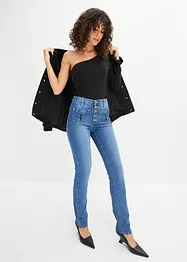 Straight-Jeans, High Waist, bonprix