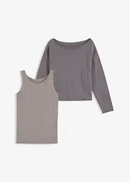 Pullover und Top (2-tlg.Set), bonprix