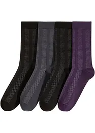 Socken mit Bio-Baumwolle (4er Pack), bonprix