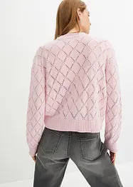 Gilet en maille ajourée, bonprix