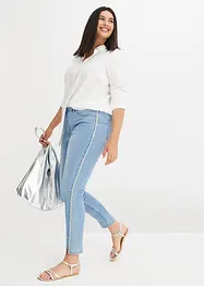 Skinny-Jeans mit Strass-Applikation, bonprix