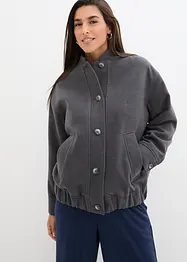 Oversized Jacke in Wolloptik, bonprix