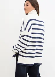 Oversized Pullover mit seitlichen Schlitzen, bonprix