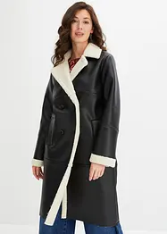 Manteau aspect peau de mouton, bonprix