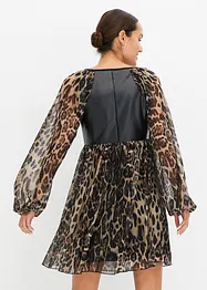 Robe à empiècement en synthétique, bonprix