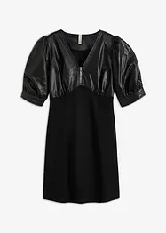 Lederimitat-Kleid, bonprix