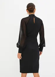 Robe midi à découpes, bonprix