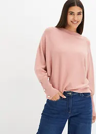 Pullover mit Perlen Knöpfen, bonprix