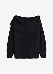 Asymmetrischer Off-Shoulder Pullover, bonprix