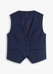 Gilet de costume à patte de boutonnage asymétrique, bonprix