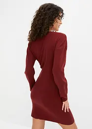 Robe en maille style cache-cœur, bonprix