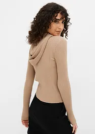 Pull doux à capuche, bonprix